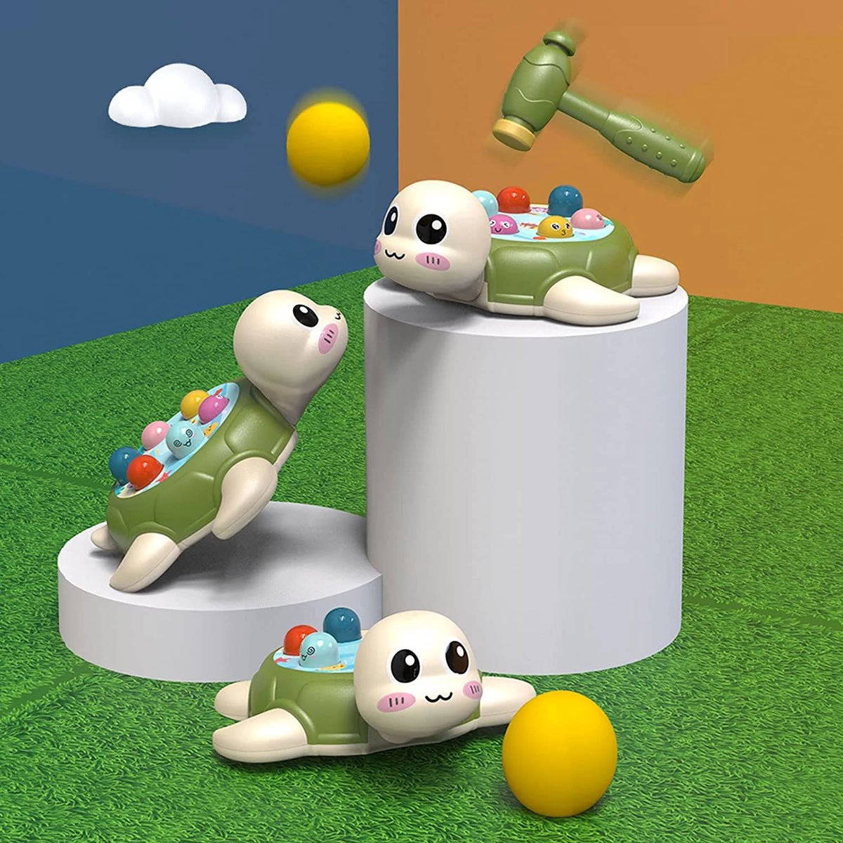 Whack Game Mole Toy with 2 Hammers T11534