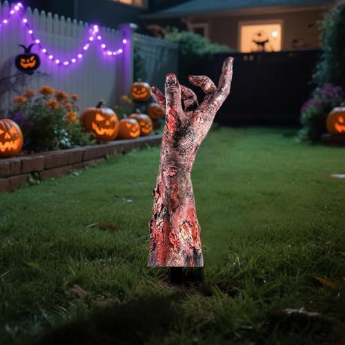 5 Pack Halloween Zombie Arm Yard Stakes F164212