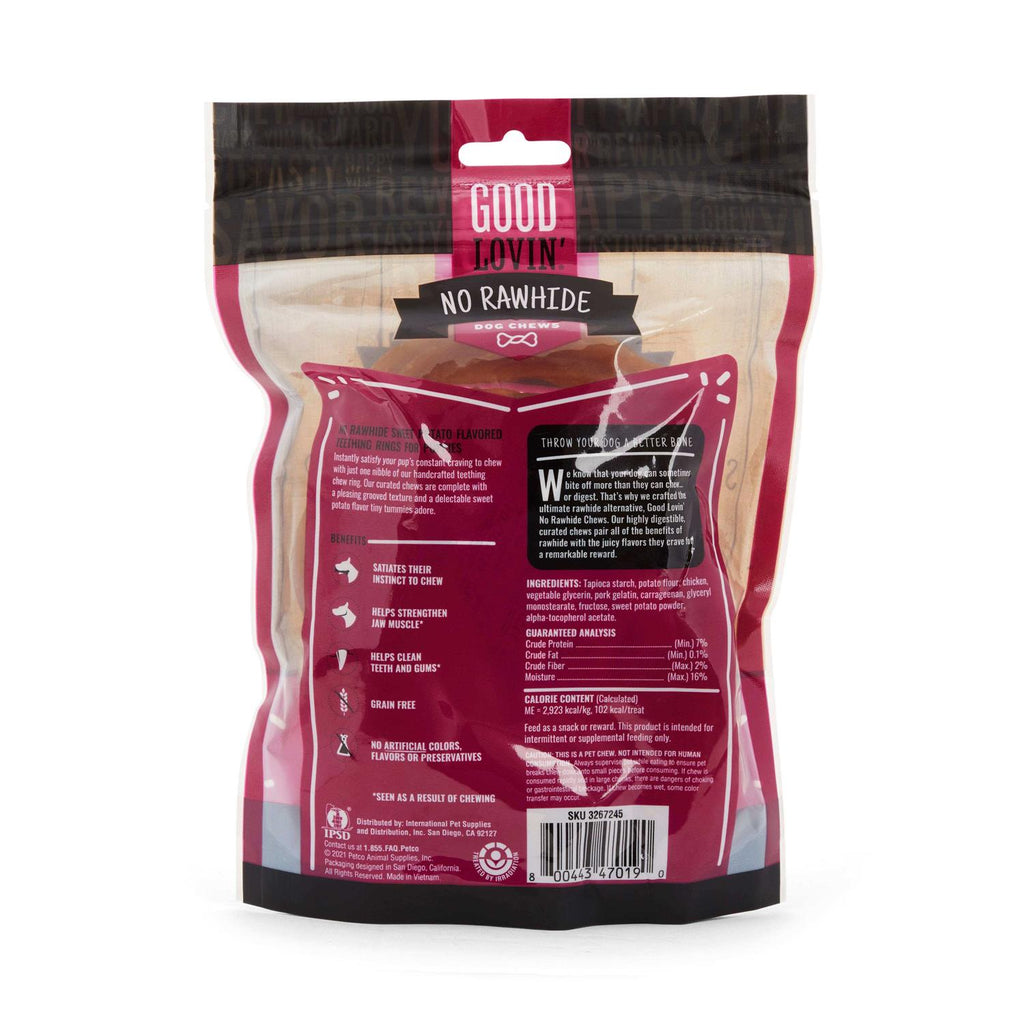 Sweet Potato Flavor Dog Chew Q21654