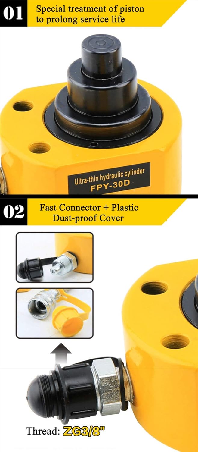 50 ton Low Profile Hydraulic Ram Jack U802046