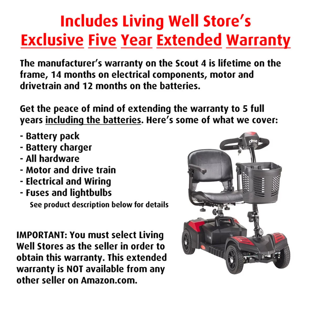4 Wheel Travel Power Scooter R85690