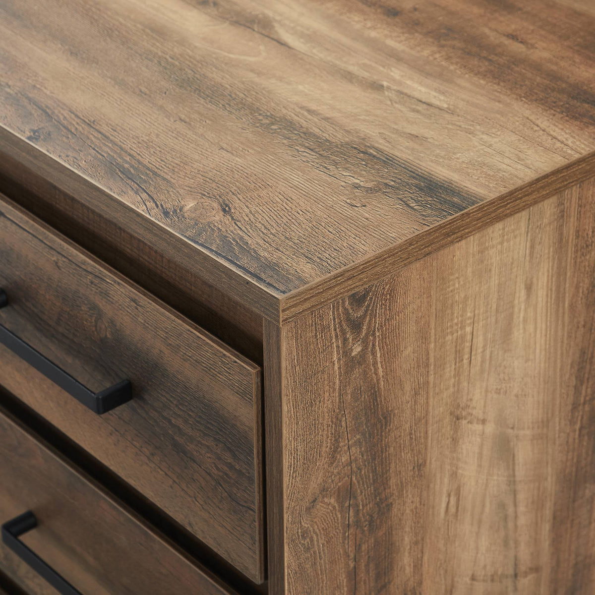 Reclaimed Barnwood 3 Drawer Executive Desk Q4225