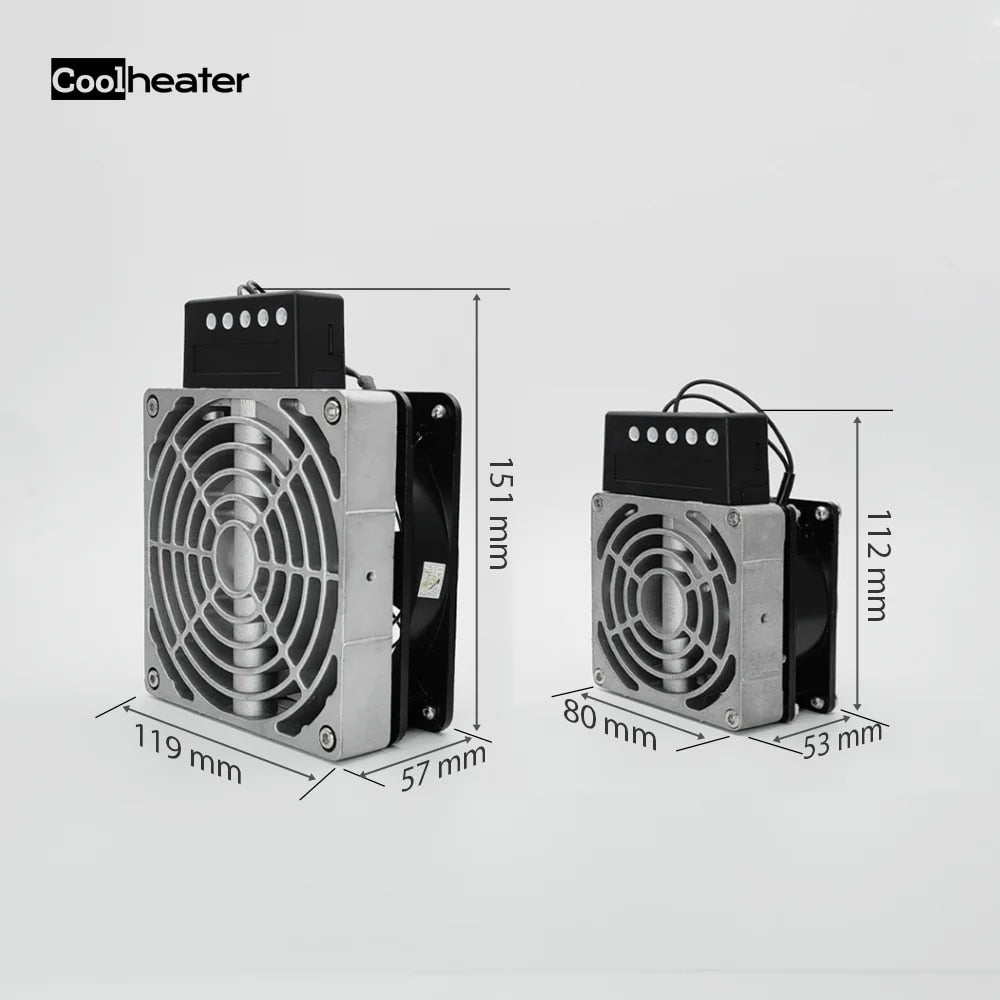 Compact Industrial PTC Electric Fan Heater 150W L974