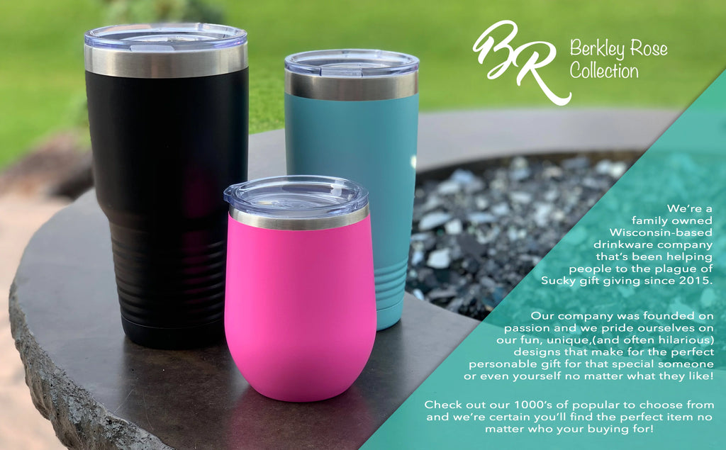Engraved 12 oz Red Wine Cup V359