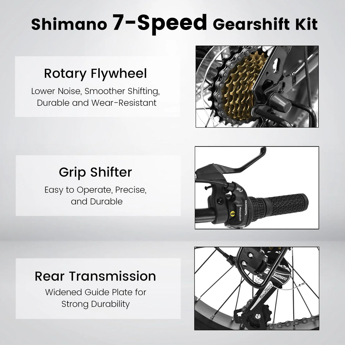 20 Inch 4 Wide Fat Tire 7 Speed Steel Frame Kids Bike T86485