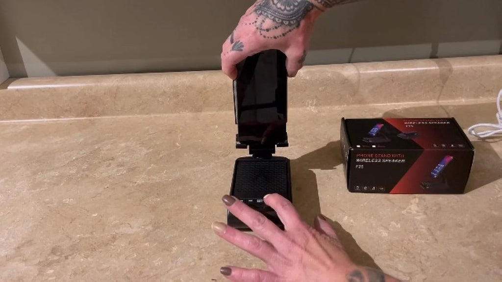 Cell Phone Stand with Wireless Bluetooth Speaker C345477