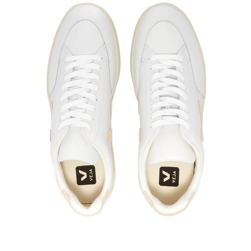White Sable Leather Sneakers S276391
