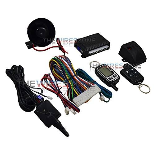 2-Way Car Alarm Security System with 2 Remotes H9573