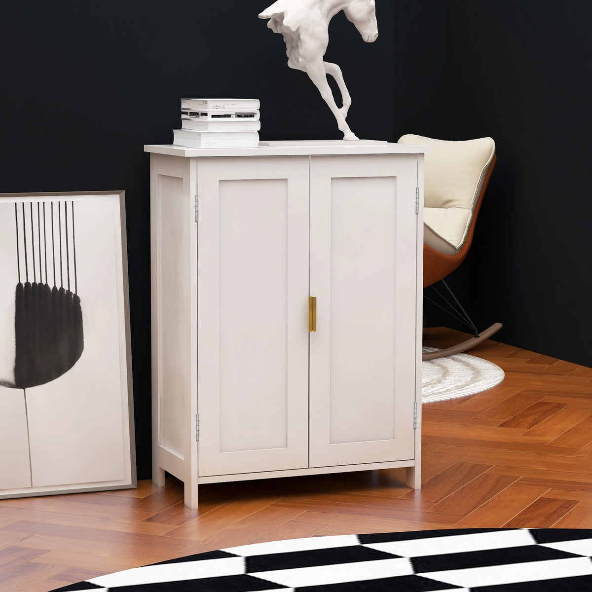 Bathroom Storage Cabinet with 2 Doors A866