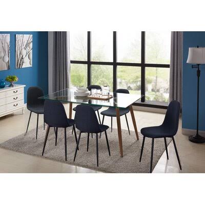 Black 7 Piece Dining Set K914786