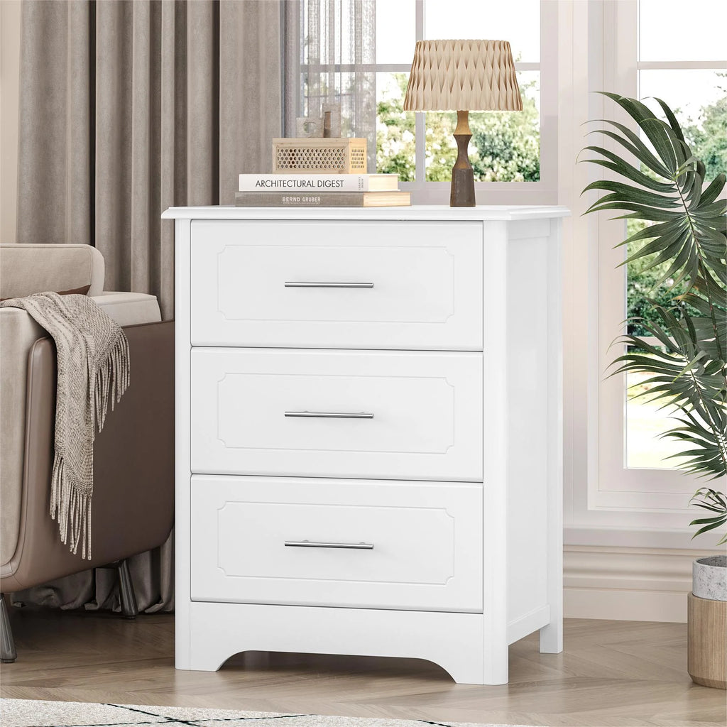 White 3 Drawer Dresser X491990