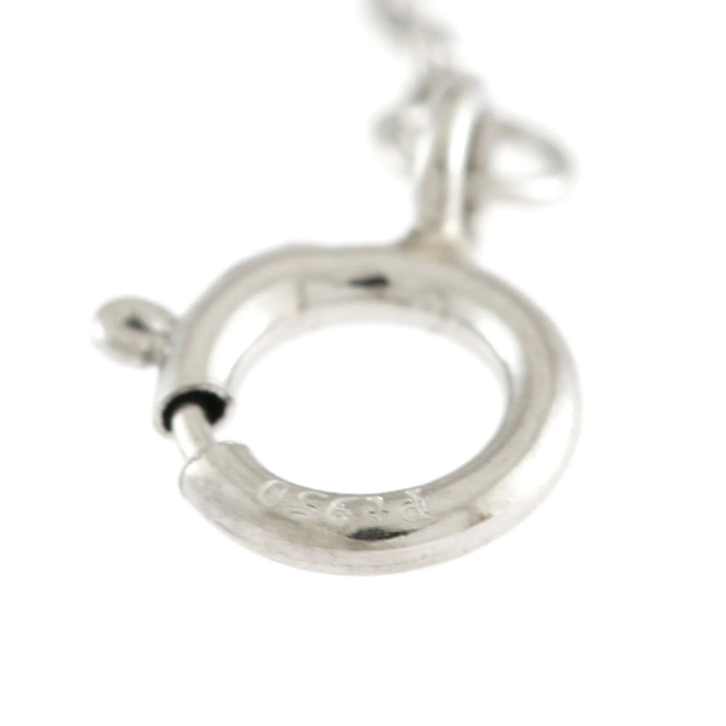 Tiffany Open Circle Diamond Necklace Pt950 Platinum M7502
