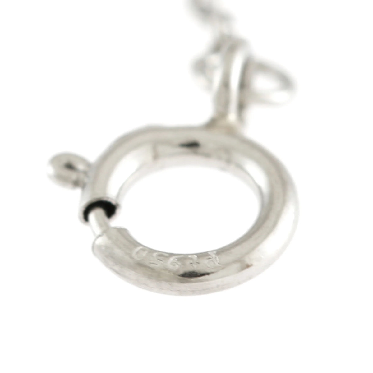 Tiffany Open Circle Diamond Necklace Pt950 Platinum M7502