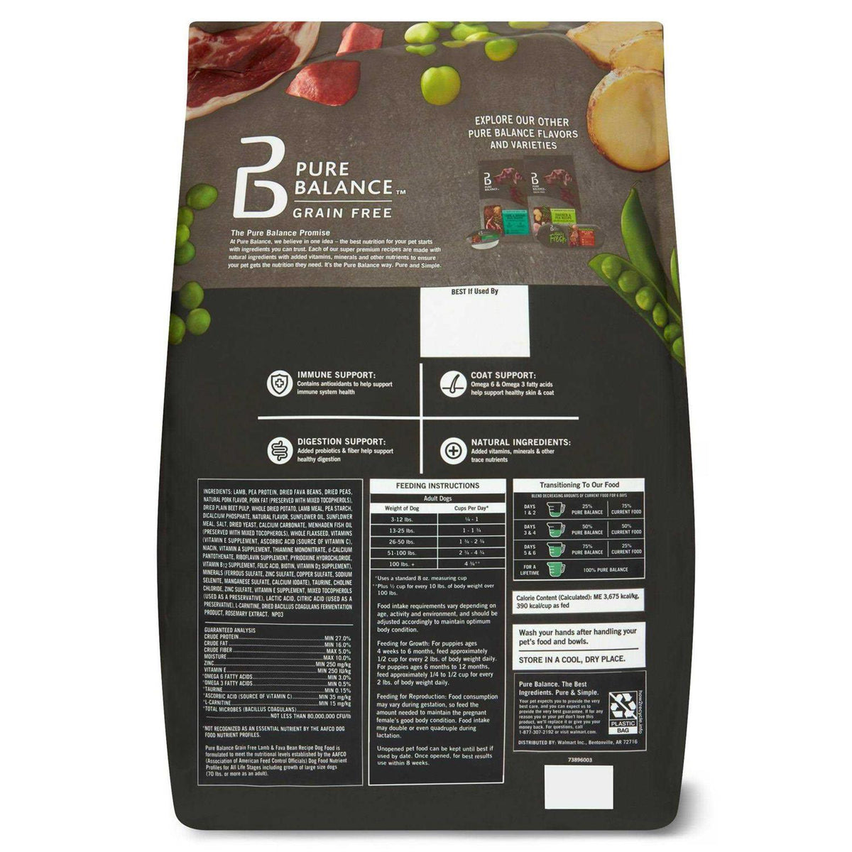 Grain Free Lamb & Fava Bean Recipe Dog Food W2048