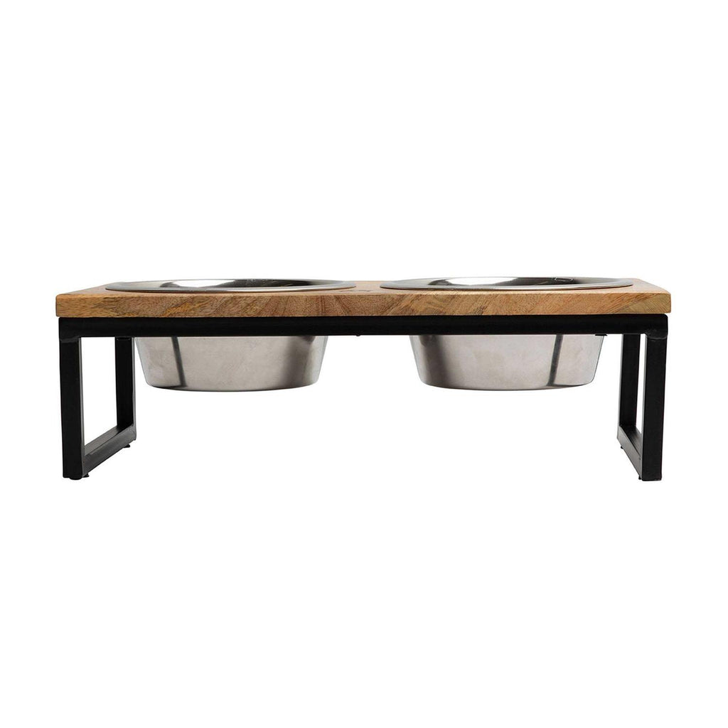 Elevated Wood & Metal Feeder H6359