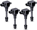 Set of 4 Ignition Coils for Nissan Altima Sentra X-Trail I4 2.5L H48264