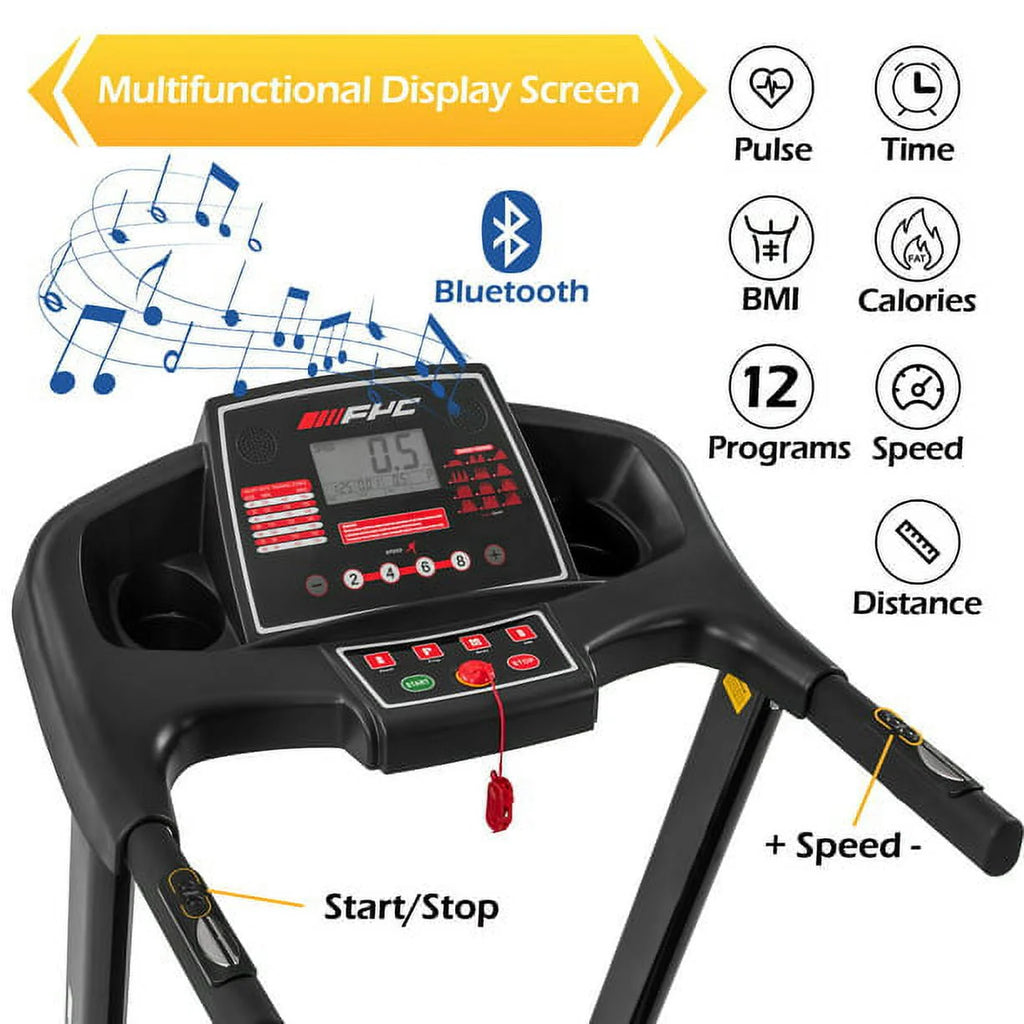 3.5HP Folding Treadmill with 330LB Capacity S84347