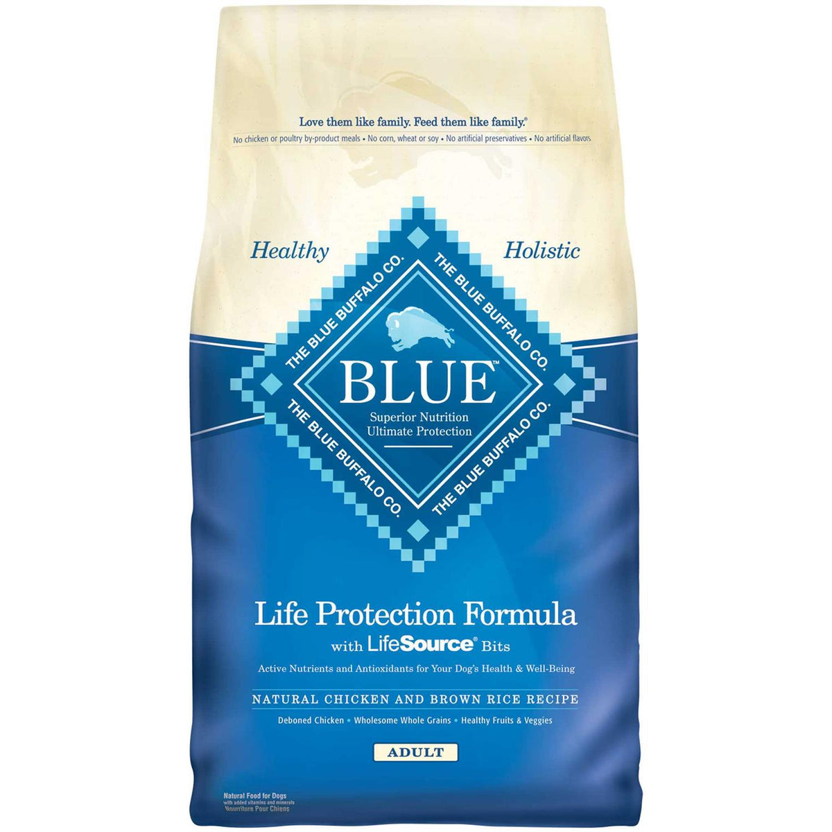 Adult Dry Dog Food Chicken and Brown Rice S94417