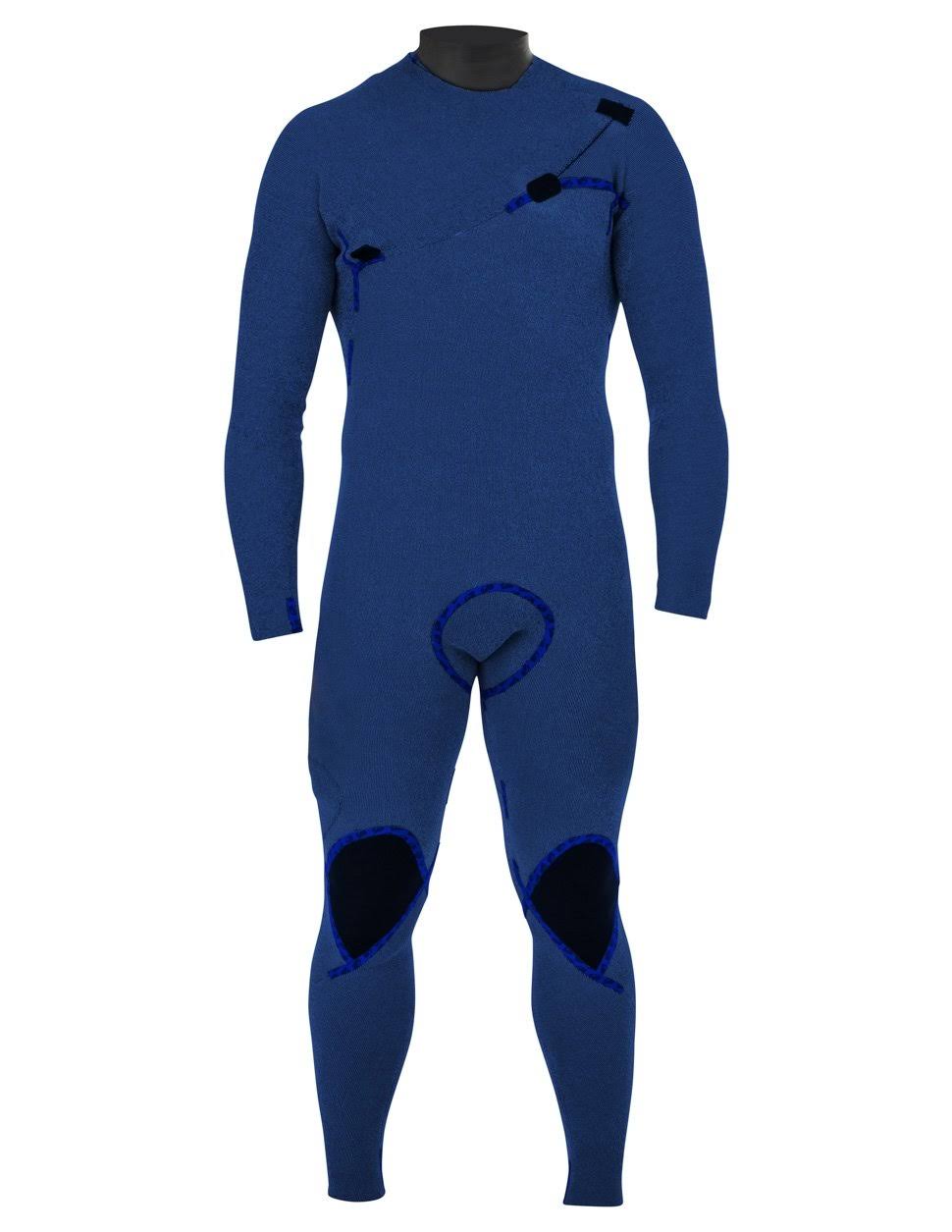 Black 3/2mm Zip Free Wetsuit E572