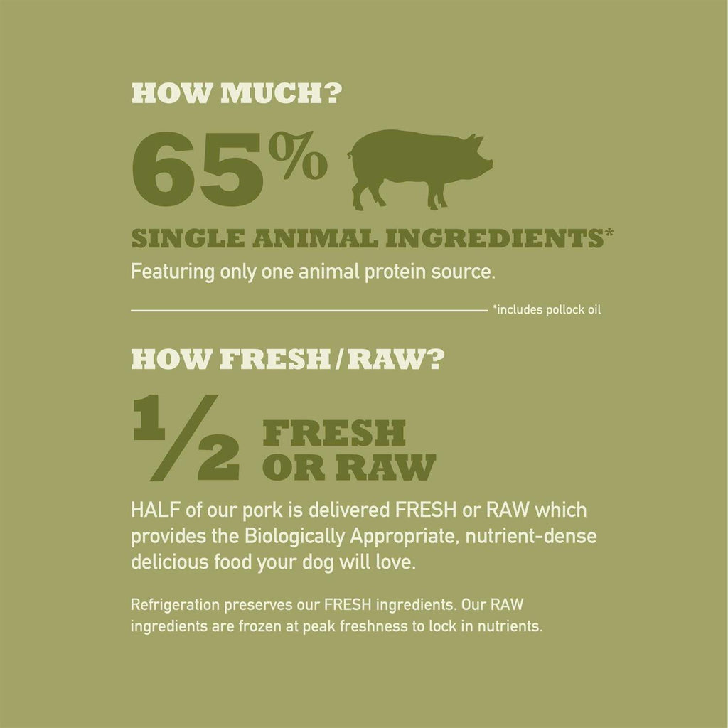 Pork Squash Dry Dog Food B143