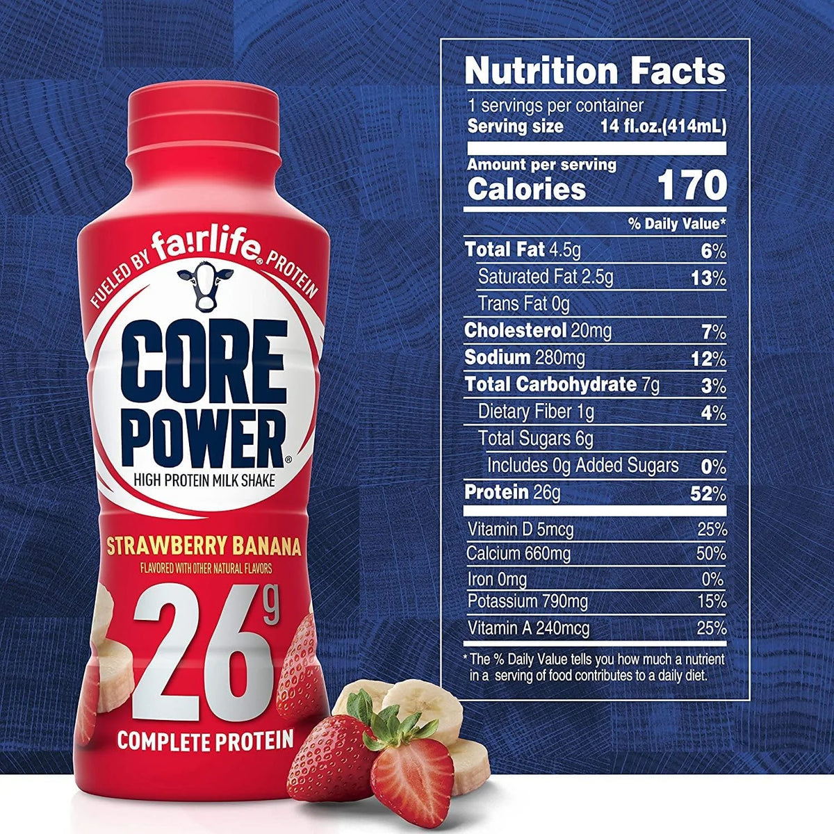 26g Protein Milk Shakes Variety Pack 14 Fl Oz 12 Pack P36515