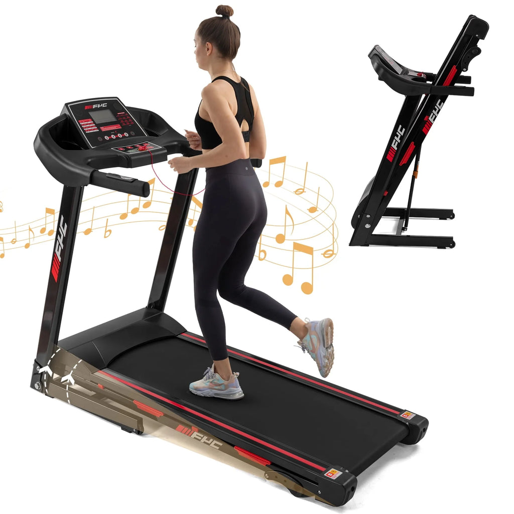 3.5HP Folding Treadmill with 330LB Capacity S84347