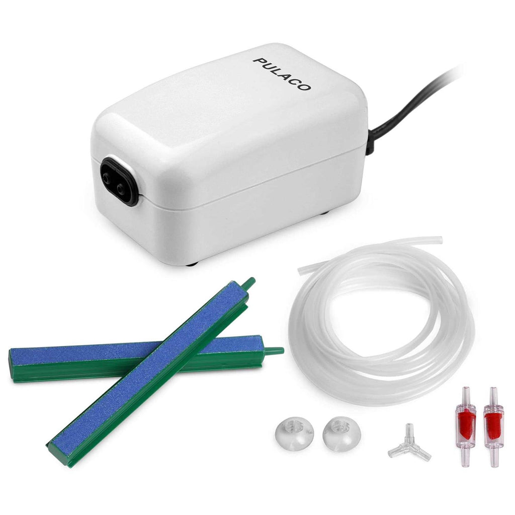 Ultra Quiet Aquarium Air Pump Dual Outlet Fish Tank Aerator Pump J988000