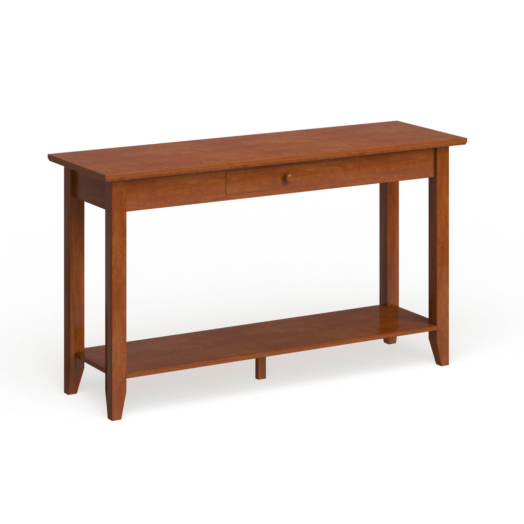 Cherry Single-Drawer Console Table W370