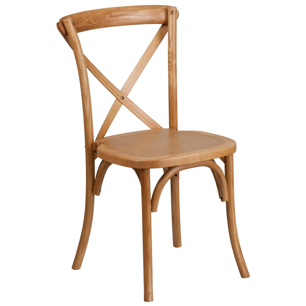 Cross Back Chair (Oak), Brown Q97148