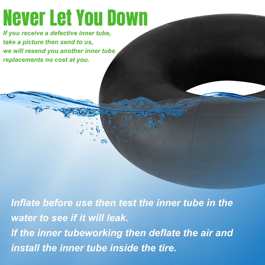 4.80/4.00-8 Replacement Tire Inner Tubes with TR-13 Straight Valve Stem, 2 Pack P2343
