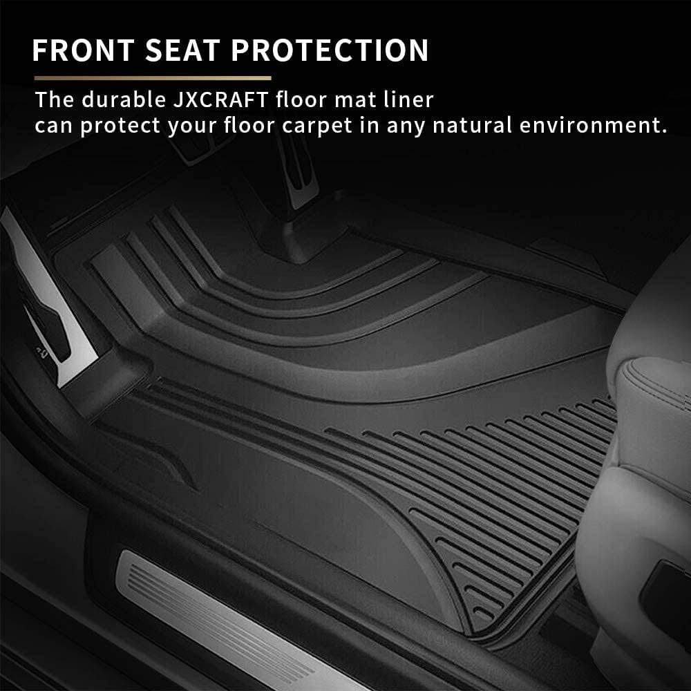 All Weather Car Floor Mats Front & 2nd Seat Floor Liners I938662