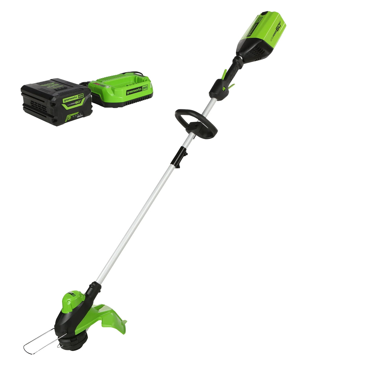 60V Cordless Battery String Trimmer with 2.0Ah Battery & Charger R627893