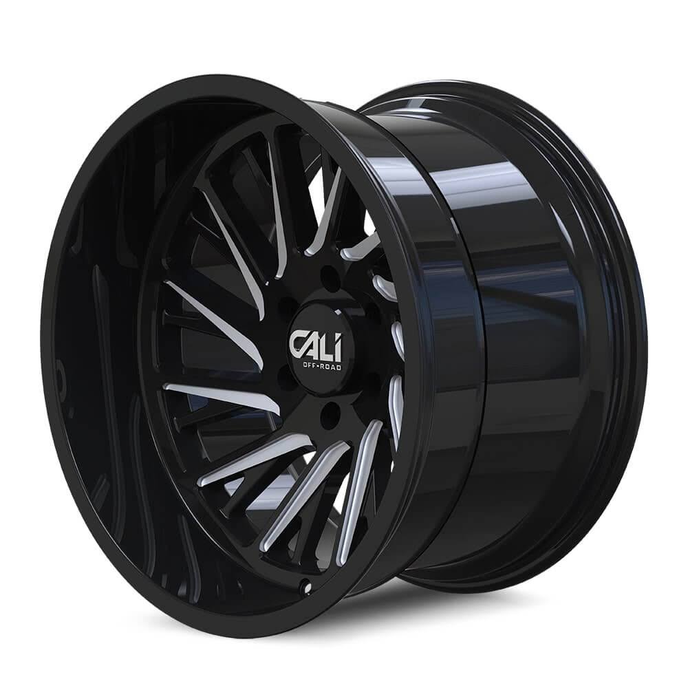 20x12 8x170 Black Milled Wheel R86441
