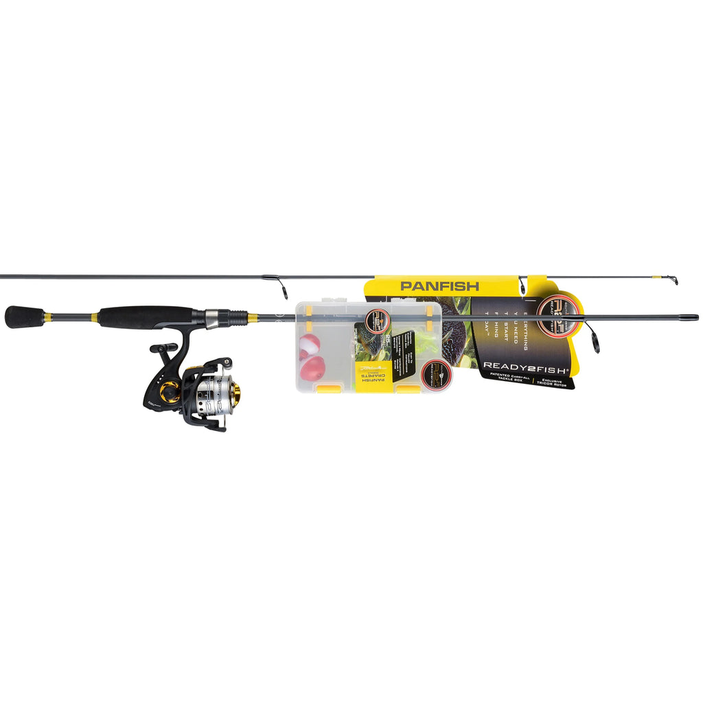 5' Panfish Spinning Fishing Rod & Reel Combo with Tackle Kit E952568