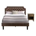2-Piece Wood Queen Bedroom Set S2116