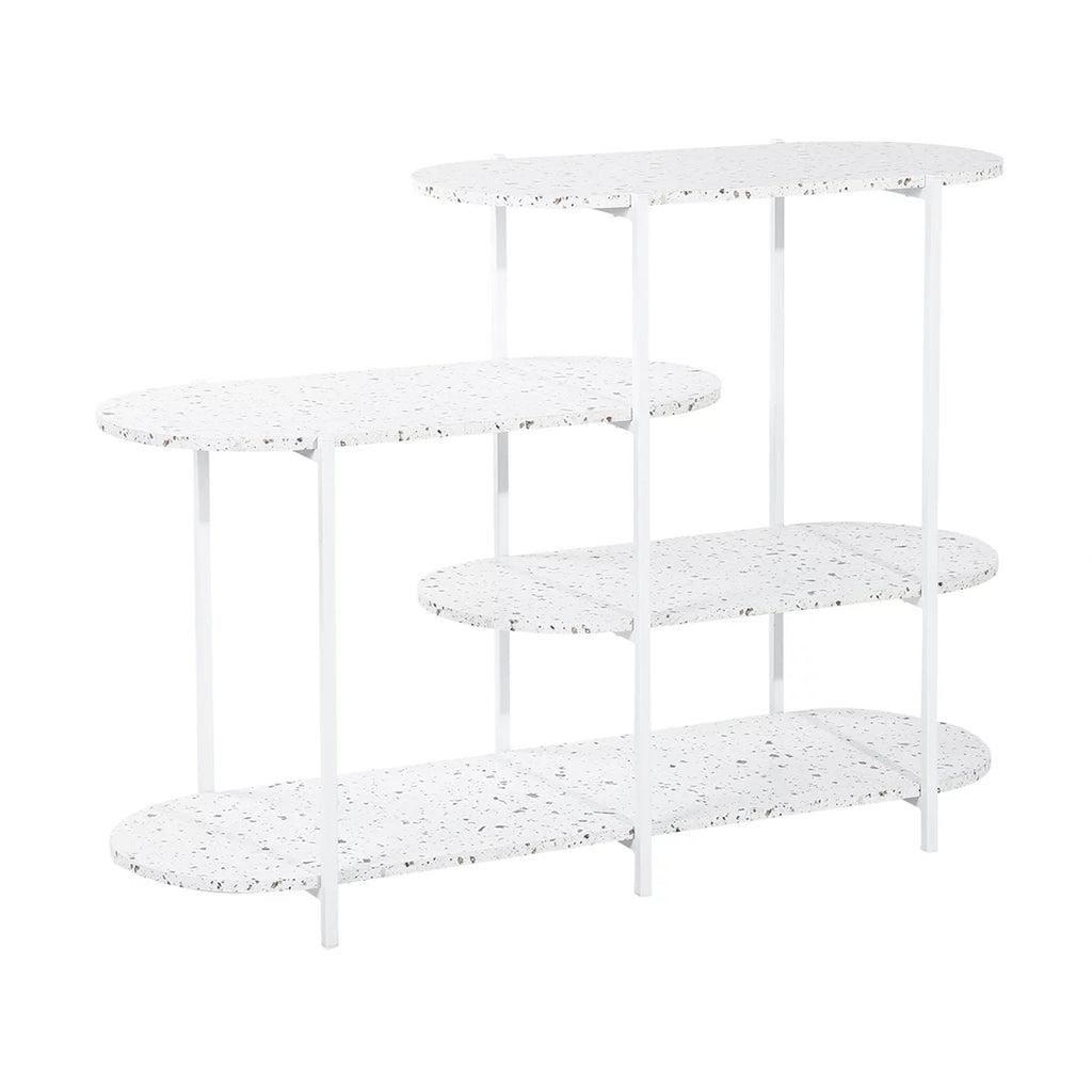 4-Tier Marble White Storage Shelf P21289