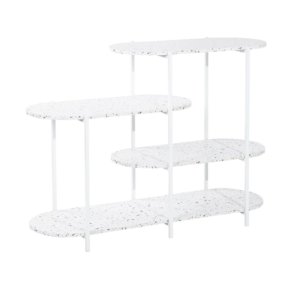 4-Tier Marble White Storage Shelf P21289