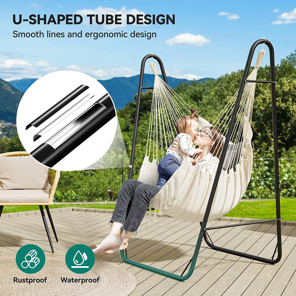 Hammock Chair with Stand 330Lbs C824