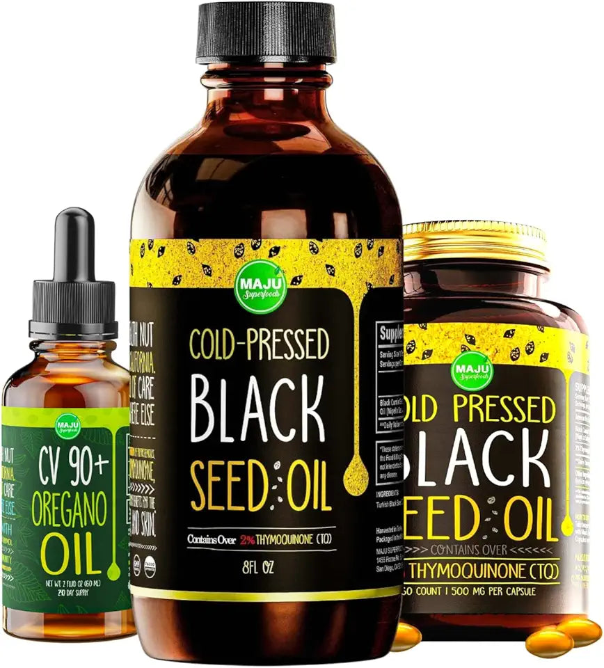 Black Seed Oil and Oregano Bundle K8626