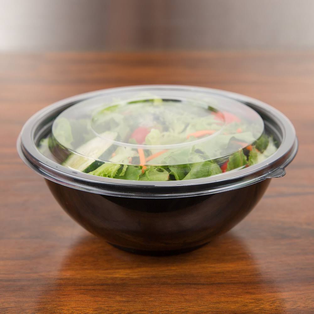 Clear Flat Round Lid - 300/Case O7640