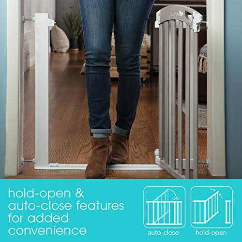 Gray Wood Wash Finish Baby Gate T13226