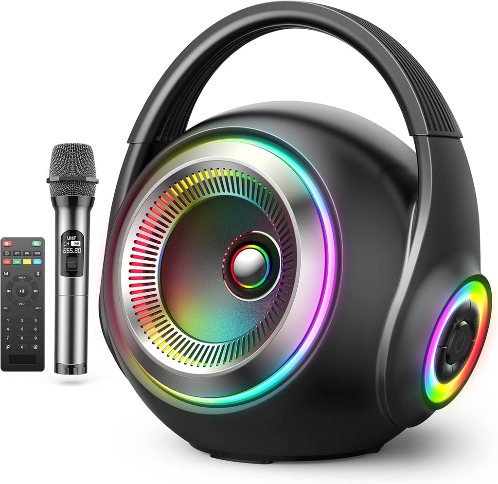 Pack of 2 Bluetooth Speakers with Subwoofer Heavy Bass C610876