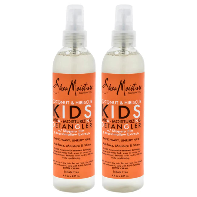 Coconut & Hibiscus Kids Extra-Moisturizing Detangler - Pack of 2 - 8 oz X83595