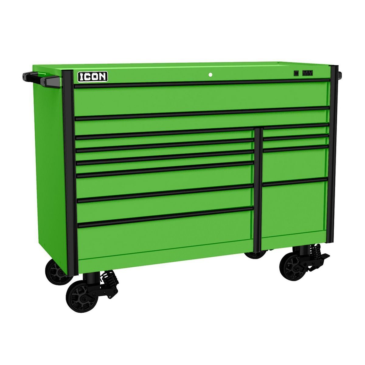 56 in. x 25 in. Red Roll Cab T928