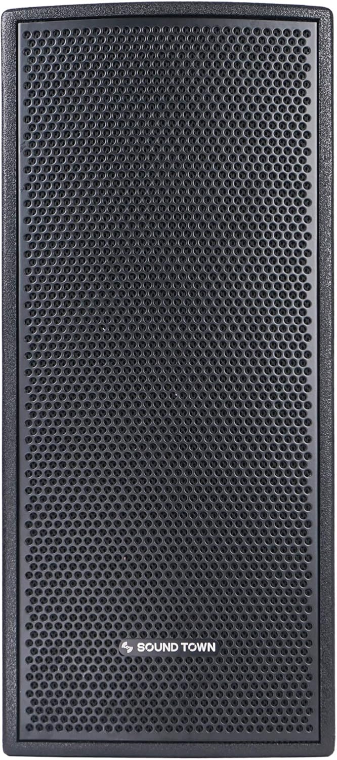 Pair of Dual 8 2-Way Passive Professional Loudspeaker, Black with U Bracket K53933