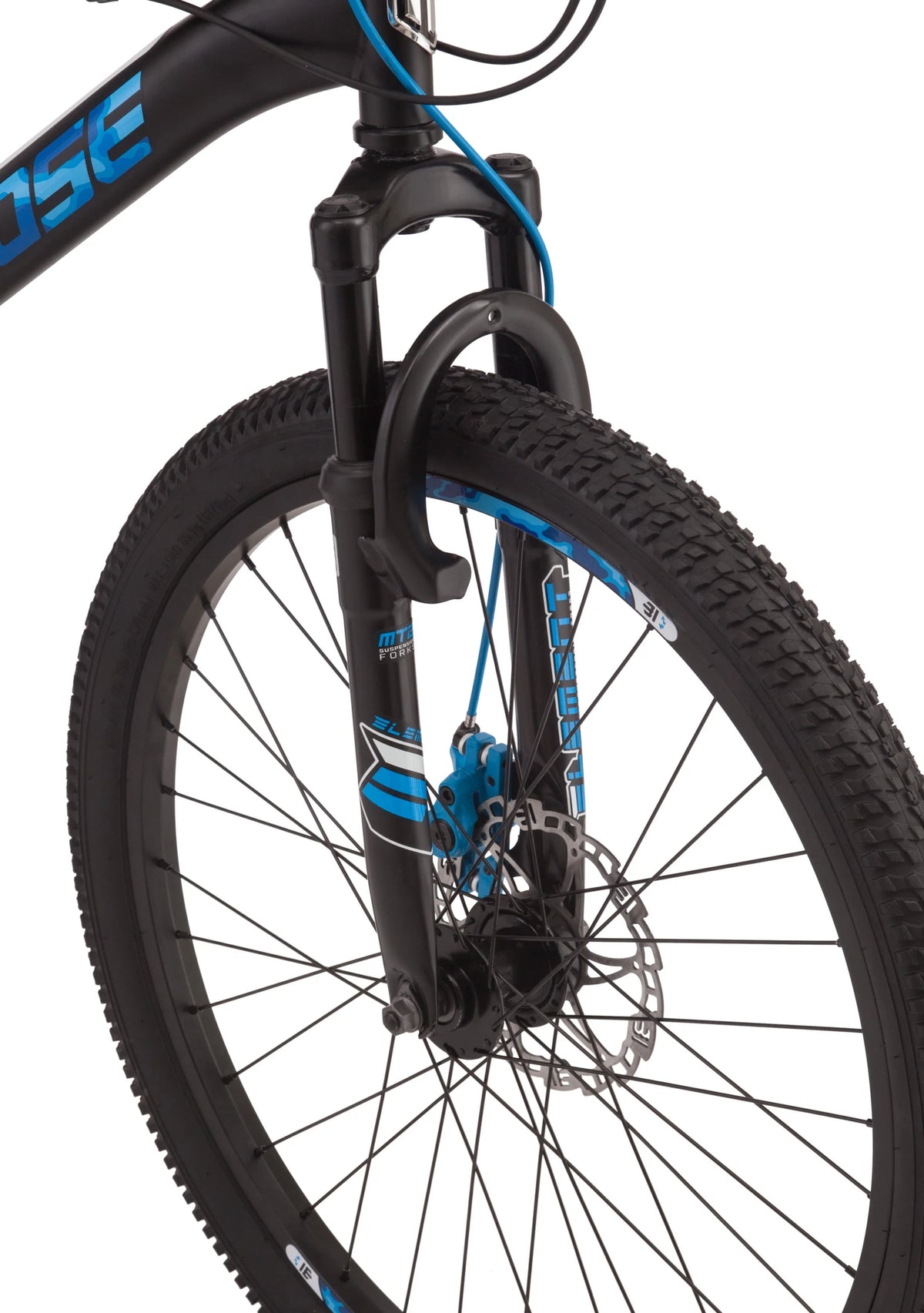 24-inch 21 Speed Black Mountain Bike N798
