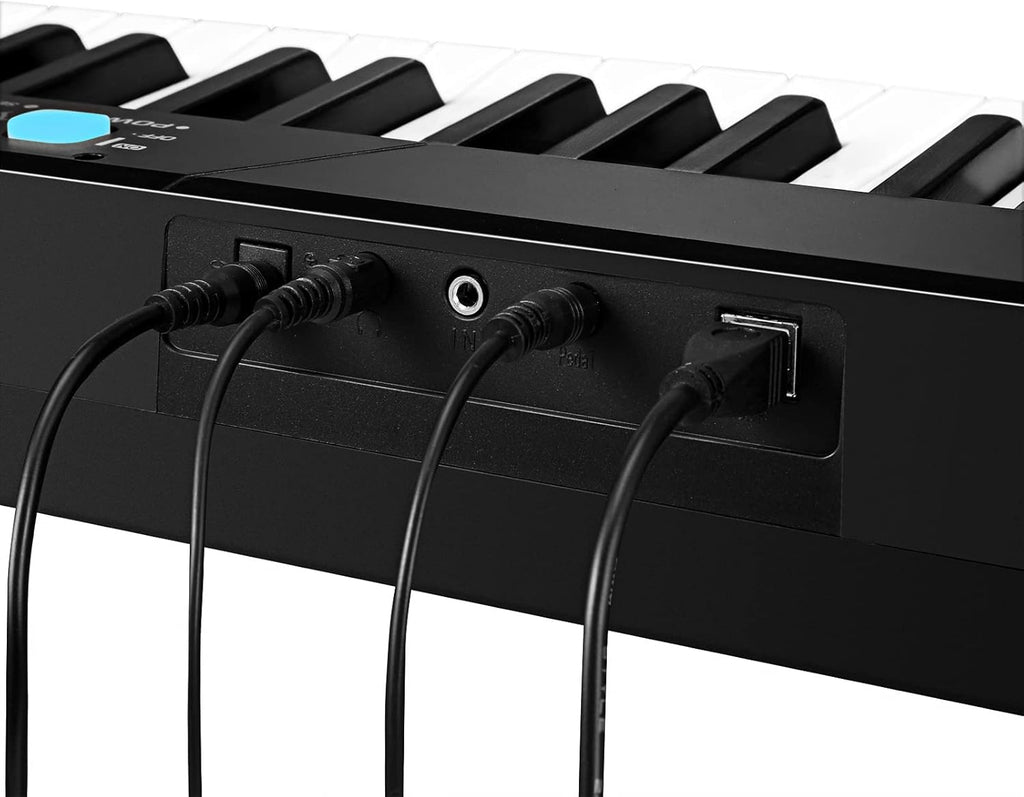 88-Key Semi-Weighted Electronic Keyboard Piano with X-Stand, Sustain Pedal, Power Supply, Carrying Case I2929