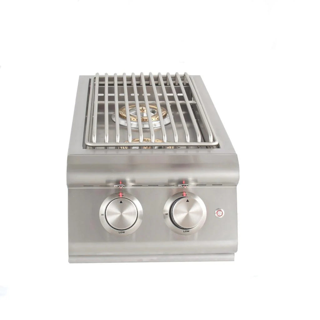 Double Side Propane Gas Burner with Lights L4144