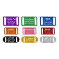 Slide-On Pet ID Tag Collar Tag F6005