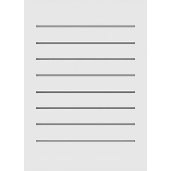 PVC Gable Vent T754732